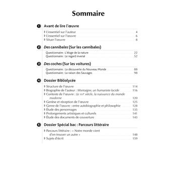 BiblioLycée - Des cannibales / Des coches, Montaigne