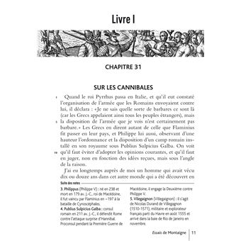 BiblioLycée - Des cannibales / Des coches, Montaigne
