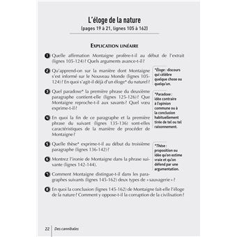 BiblioLycée - Des cannibales / Des coches, Montaigne