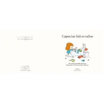 Capucine fait sa valise