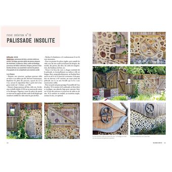 Bois cordé créatif - Cabanes, clôtures, murets, hôtels à insectes, ruches ...