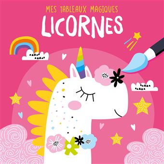 Mes tableaux en peinture magique  - licornes