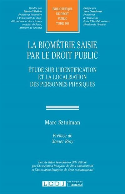 La biometrie saisie par le droit public