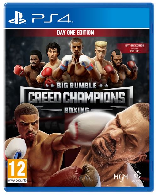 Pochette avant du jeu Big Rumble Boxing: Creed Champions Day One Edition PS4