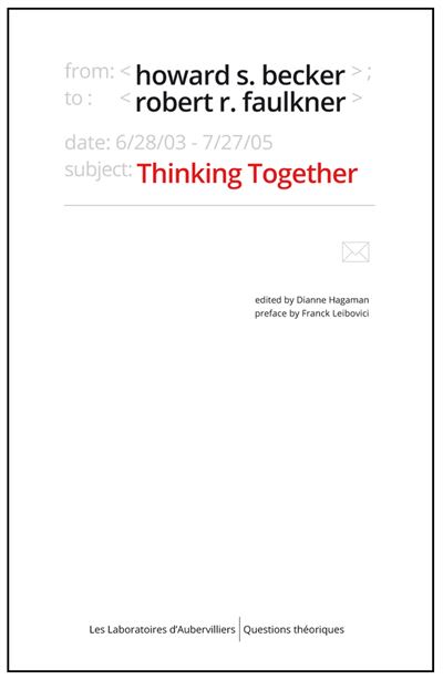 Thinking together, an e-mail exchange