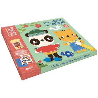 Mon coffret d'artiste - mon atelier de collage - j'habille mes animaux