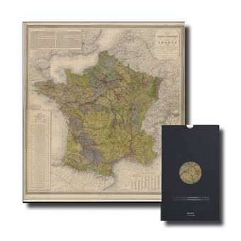 Carte - Carte agricole et climatologique de la France