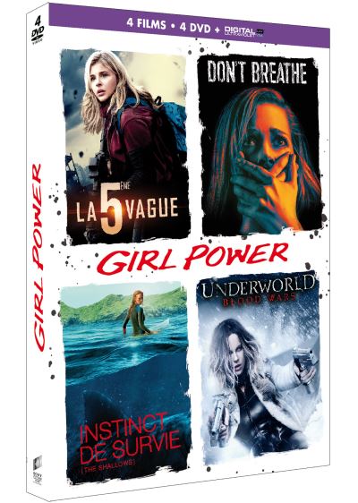 Girl power/coffret/5eme vague/don t breathe/instinct survie