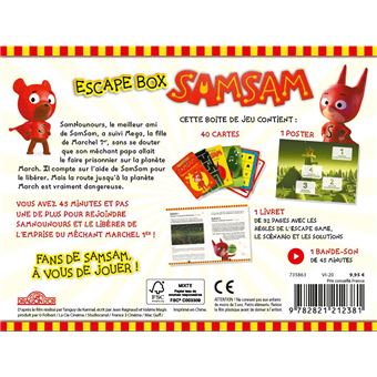 SamSam - Escape box - Escape game enfants - De 2 à 5 joueurs - Dès 5 ans