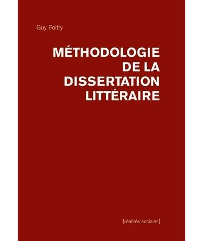 Méthodologie de la dissertation littéraire