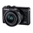 canon eos m100 appareil photo numerique sans miroir 24 2 mp aps c 1080p 60 pi s 3x zoom optique lentille ef m 15 45 mm wi fi nfc