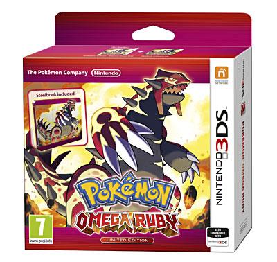 Pokemon Rubis Omega 3DS + Steelbook Edition Limitée