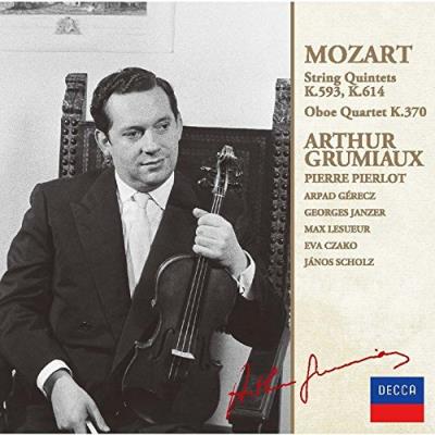 String quintets k 593/k 614/oboe quartet k 370