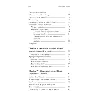Vivre c'est mourir - Comment se préparer à la mort, à mourir et au-delà