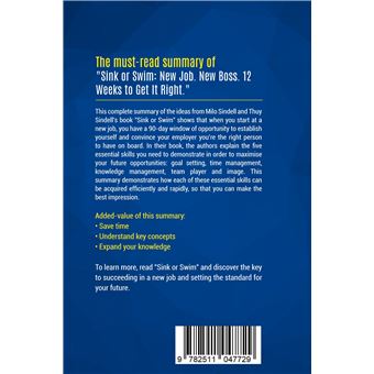 Summary: Sink or Swim