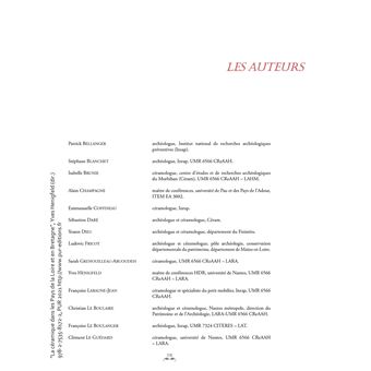 La céramique dans les pays de la Loire et en Bretagne - Coffret 2 volumes