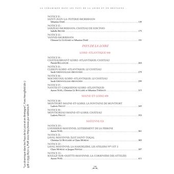 La céramique dans les pays de la Loire et en Bretagne - Coffret 2 volumes