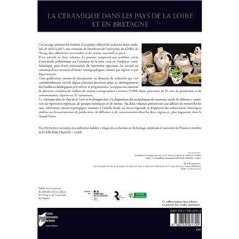 La céramique dans les pays de la Loire et en Bretagne - Coffret 2 volumes