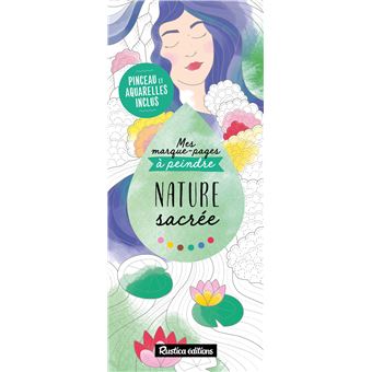 Mes marque-pages à peindre : Nature sacrée