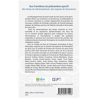Aux frontières du phénomène sportif