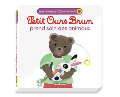 Petit Ours Brun prend soin des animaux - Mon premier livre animé - Laura Bour - cartonné