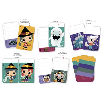 Sorcières, monstres et fantômes, jeu de bataille