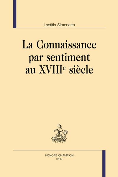 La connaissance par sentiment au XVIIIème siècle
