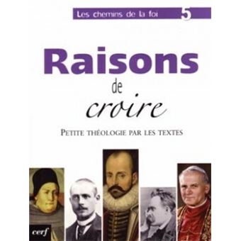 Les Chemins De La Foi Tome 5 Raisons De Croire Tome 5 Raisons De Croire Petite Theologie Par Les Textes Tome 5 Broche Xavier Dufour Achat Livre Fnac
