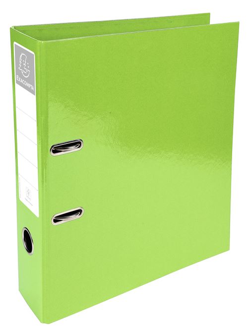 Classeur &agrave; levier Exacompta Prem'Touch 7 cm Vert