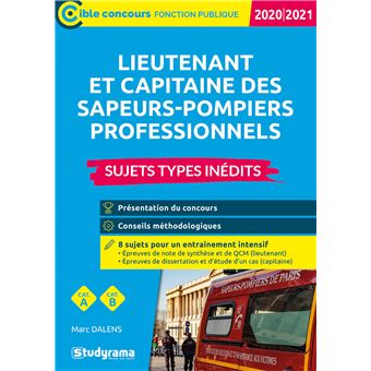 Lieutenant et capitaine des sapeurs-pompiers professionnels
