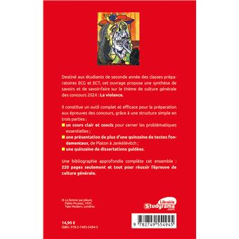 La violence - Prépas commerciales Culture générale concours 2024 ECG - ECT