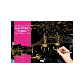 Maxi-tableaux à gratter Paris-Londres - 1