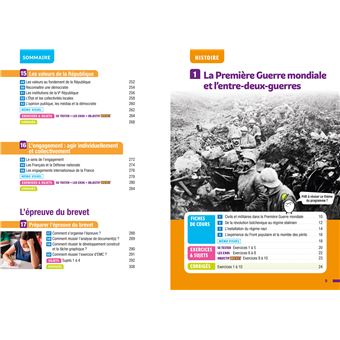 Prépabrevet Histoire-Géographie EMC 3e - Brevet 2023