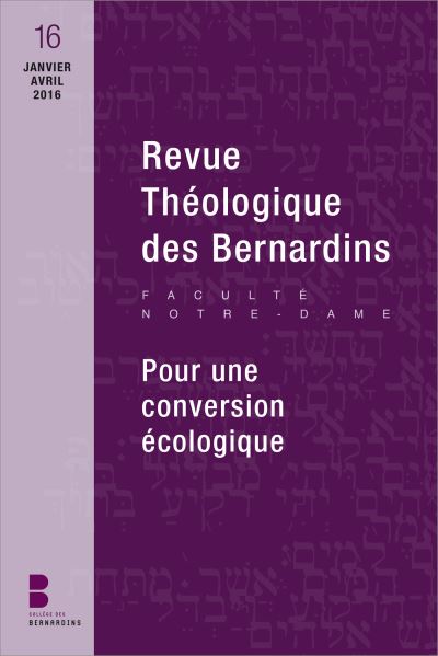 Revue théologique des Bernardins 16