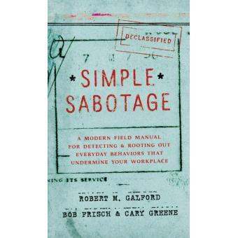 Simple sabotage - 1