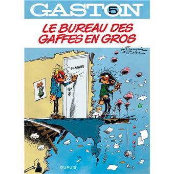 Gaston Lagaffe Tome 5 Gaston Le Bureau Des Gaffes En Gros Andre Franquin Andre Franquin Cartonne Achat Livre Fnac