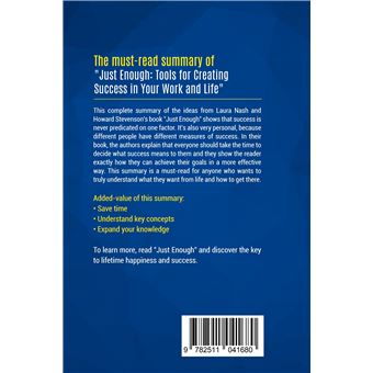 Summary: Just Enough