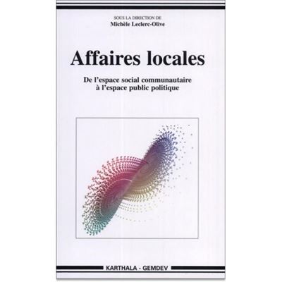 Affaires locales de l'espace social communautaire