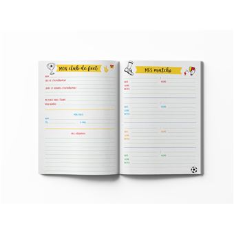 Mon agenda scolaire Foot 2021-2022