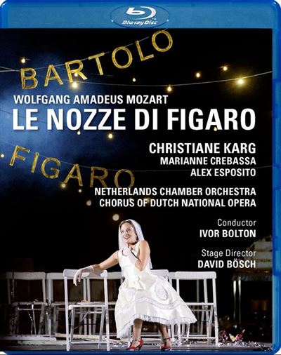 Mozart: Les Noces De Figaro Dutch National Opera 2016 Blu-ray