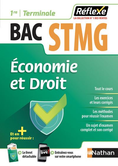 Economie et droit 1ère et Tle Bac STMG Avec un livret détachable Edition 2019-2020