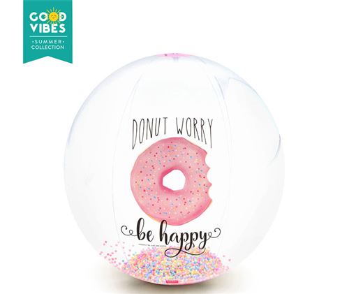 INFLATABLE BEACH BALL - DONUT