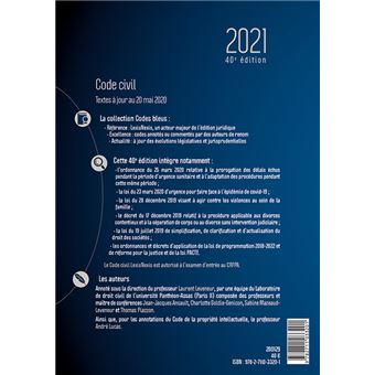 Code civil 2021