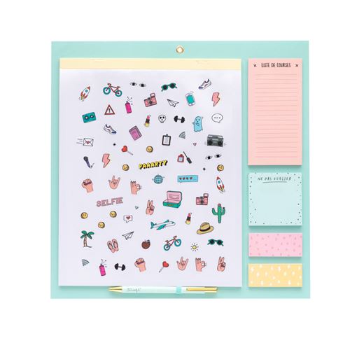 Calendrier Magnétique Acrylique Pour Réfrigérateur XTDMJ - Tableau Transparent Effaçable 40x30 Cm Avec Marqueurs