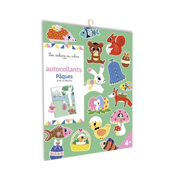 Autocollants Pâques avec 6 décors