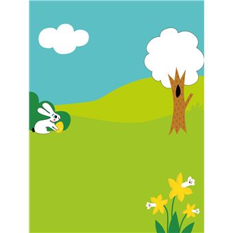 Autocollants Pâques avec 6 décors