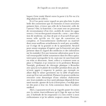 De l'aiguille au coeur de mes patients