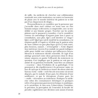 De l'aiguille au coeur de mes patients