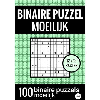 vandaag Fietstaxi Sociaal Binaire Puzzel Moeilijk - Puzzelboek met 100 Binairo's - NR.7 - paperback -  Puzzelboeken &amp; Meer, Boek Alle boeken bij Fnac.be