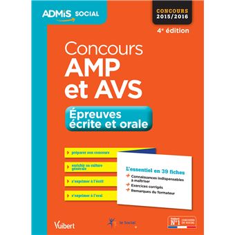 Concours Amp Et Avs Epreuves Ecrite Et Orale Fiches 4e Edition 2015 Broche Gwenaelle Taloc Achat Livre Fnac